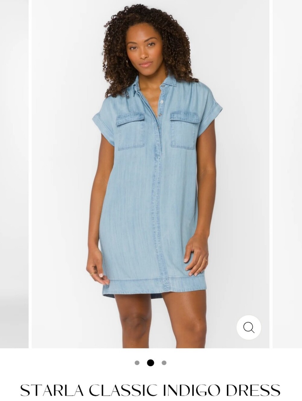 Nwt 1X,3X Velvet Heart Light Blue Chambray Midi Dress